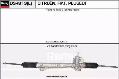 Remy DSR819L - Рульовий механізм, рейка autocars.com.ua