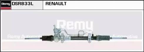 Remy DSR833L - Рульовий механізм, рейка autocars.com.ua