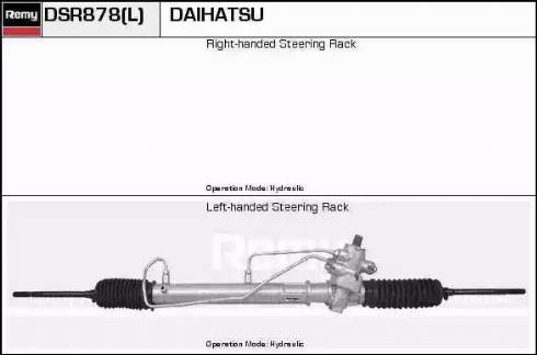 Remy DSR878L - Рульовий механізм, рейка autocars.com.ua