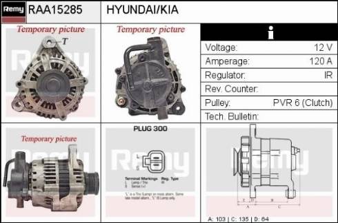 Remy RAA15285 - Генератор autocars.com.ua