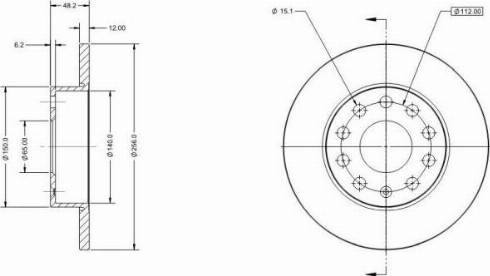 Remy RAD1014C - Тормозной диск autodnr.net