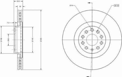 Remy RAD1026C - Тормозной диск avtokuzovplus.com.ua