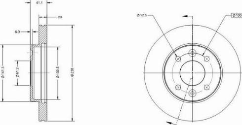 Remy RAD1081C - Тормозной диск avtokuzovplus.com.ua