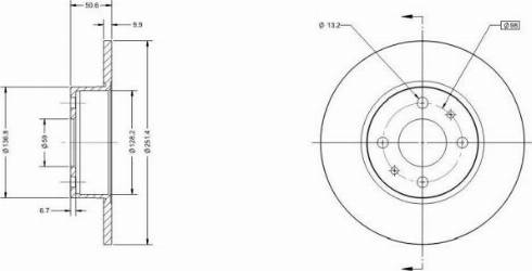 Remy RAD1088C - Тормозной диск avtokuzovplus.com.ua