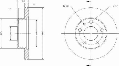 Remy RAD1189C - Тормозной диск avtokuzovplus.com.ua