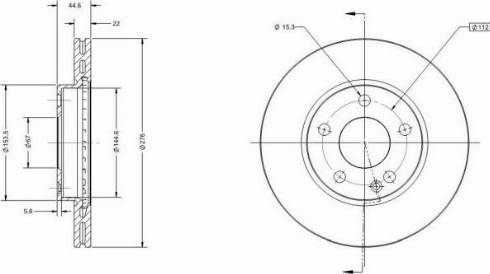 Remy RAD1193C - Тормозной диск avtokuzovplus.com.ua