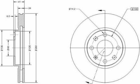 Remy RAD1208C - Тормозной диск avtokuzovplus.com.ua