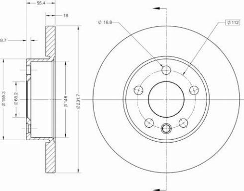 Remy RAD1249C - Тормозной диск autodnr.net