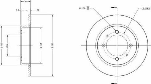 Remy RAD1301C - Тормозной диск avtokuzovplus.com.ua