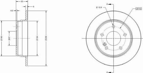 Remy RAD1326C - Тормозной диск autodnr.net