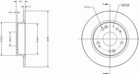 Remy RAD1336C - Тормозной диск autodnr.net