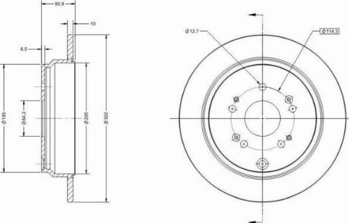 Remy RAD1352C - Тормозной диск autodnr.net