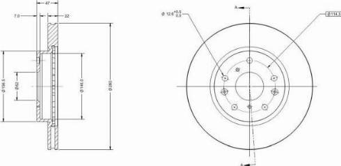 Remy RAD1376C - Тормозной диск avtokuzovplus.com.ua