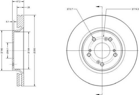 Remy RAD1386C - Тормозной диск autodnr.net