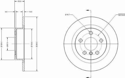 Remy RAD1403C - Тормозной диск avtokuzovplus.com.ua