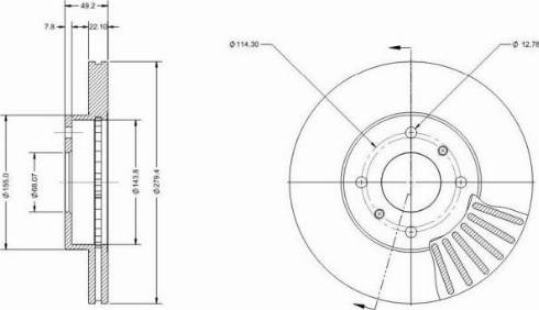 Remy RAD1479C - Тормозной диск avtokuzovplus.com.ua