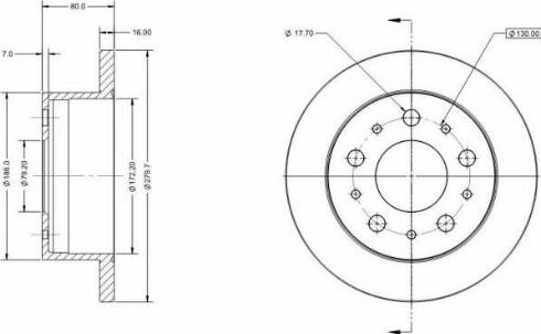 Remy RAD1500C - Тормозной диск avtokuzovplus.com.ua