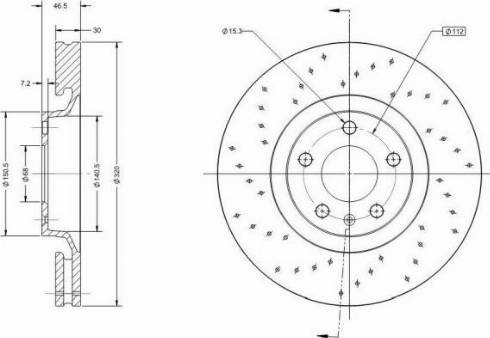 Remy RAD1523C - Тормозной диск avtokuzovplus.com.ua