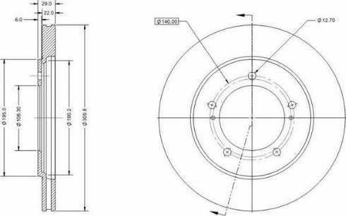 Remy RAD1546C - Тормозной диск avtokuzovplus.com.ua