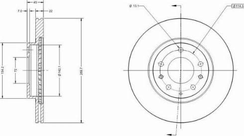 Remy RAD1606C - Тормозной диск avtokuzovplus.com.ua