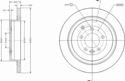 Remy RAD1610C - Тормозной диск avtokuzovplus.com.ua