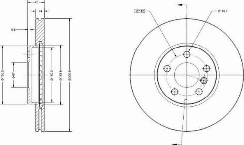 Remy RAD1617C - Тормозной диск avtokuzovplus.com.ua