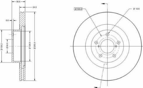 Remy RAD1664C - Тормозной диск autodnr.net