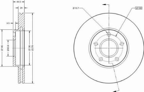 Remy RAD1672C - Тормозной диск avtokuzovplus.com.ua