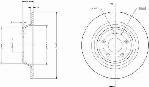 Remy RAD1694C - Тормозной диск avtokuzovplus.com.ua