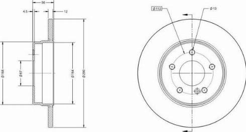 Remy RAD1701C - Тормозной диск avtokuzovplus.com.ua