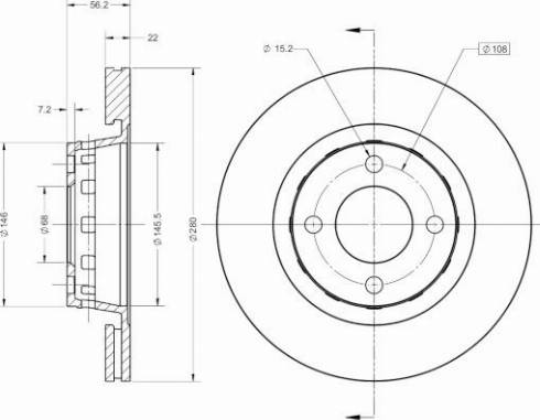 Remy RAD1704C - Тормозной диск autodnr.net