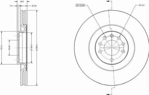 Remy RAD1706C - Тормозной диск autodnr.net