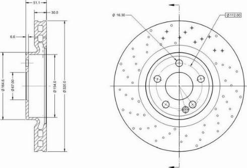 Remy RAD1809C - Тормозной диск avtokuzovplus.com.ua