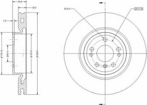 Remy RAD1872C - Тормозной диск avtokuzovplus.com.ua