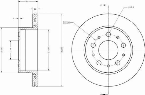 Remy RAD1878C - Тормозной диск avtokuzovplus.com.ua