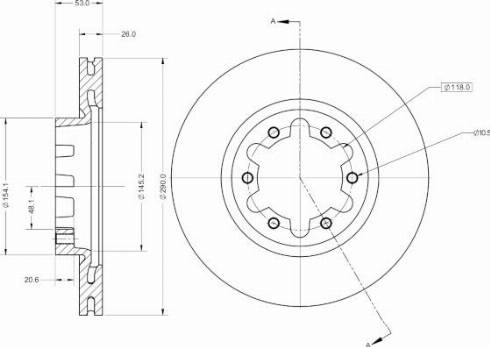 Remy RAD1896C - Тормозной диск avtokuzovplus.com.ua