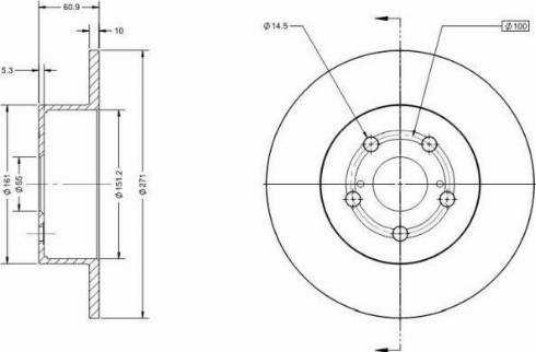 Remy RAD1926C - Тормозной диск avtokuzovplus.com.ua