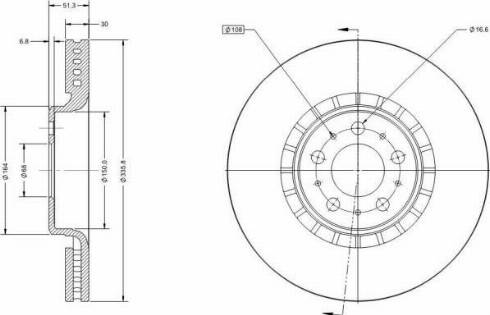 Remy RAD1959C - Тормозной диск autodnr.net