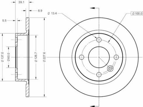 Remy RAD1967C - Тормозной диск avtokuzovplus.com.ua