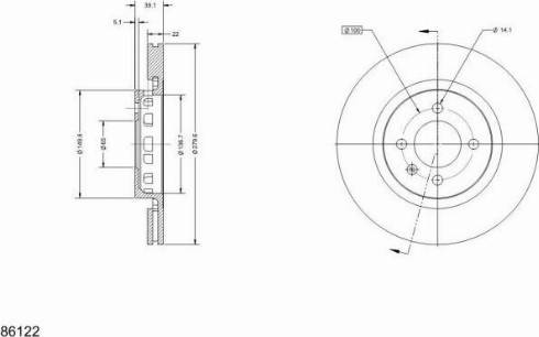 Remy RAD2058C - Тормозной диск avtokuzovplus.com.ua