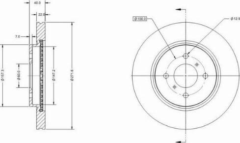 Remy RAD2065C - Тормозной диск avtokuzovplus.com.ua