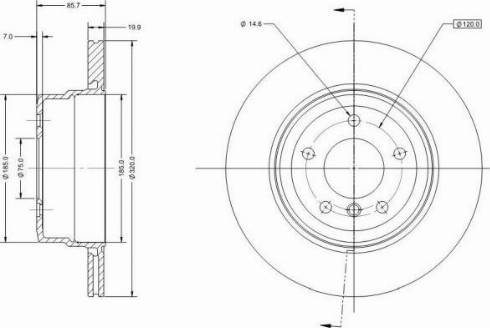 Remy RAD2066C - Тормозной диск avtokuzovplus.com.ua