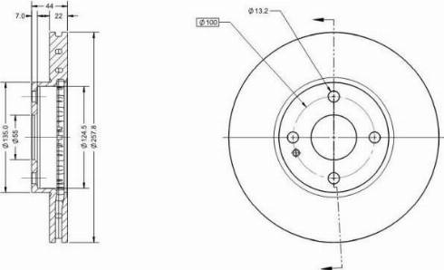 Remy RAD2077C - Тормозной диск avtokuzovplus.com.ua