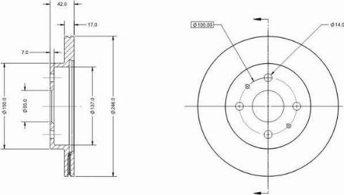 Remy RAD2092C - Тормозной диск avtokuzovplus.com.ua