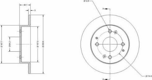 Remy RAD2101C - Тормозной диск avtokuzovplus.com.ua