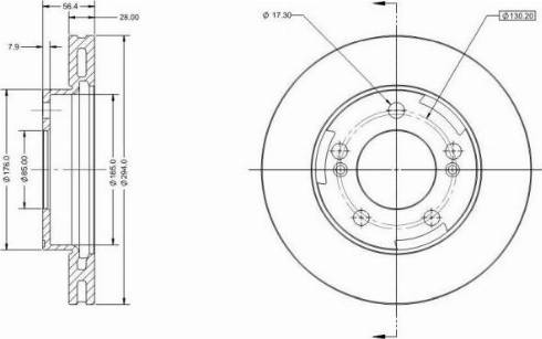 Remy RAD2129C - Тормозной диск avtokuzovplus.com.ua