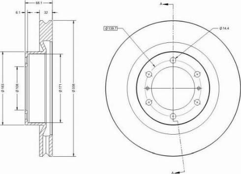 Remy RAD2137C - Тормозной диск avtokuzovplus.com.ua