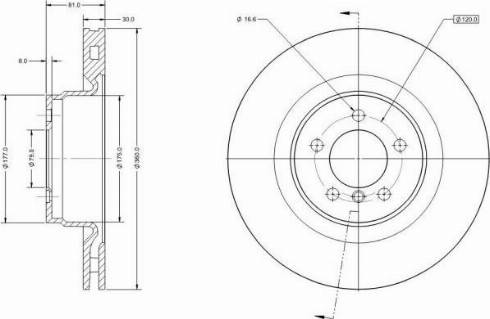 Remy RAD2144C - Тормозной диск avtokuzovplus.com.ua