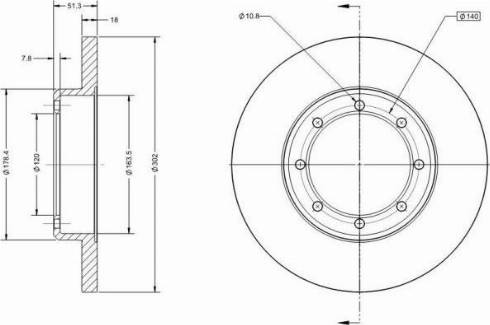 Remy RAD2147C - Тормозной диск avtokuzovplus.com.ua