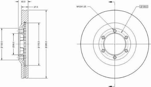 Remy RAD2155C - Тормозной диск avtokuzovplus.com.ua